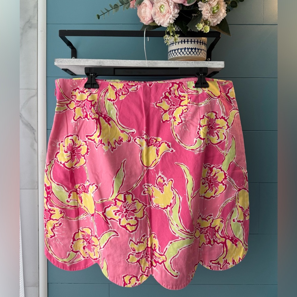 Lilly Pulitzer Hottie Pink Lynnie Skirt - Size 14